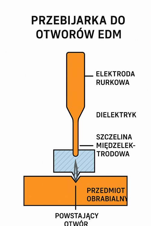 przebijarka do otworów - schemat działania